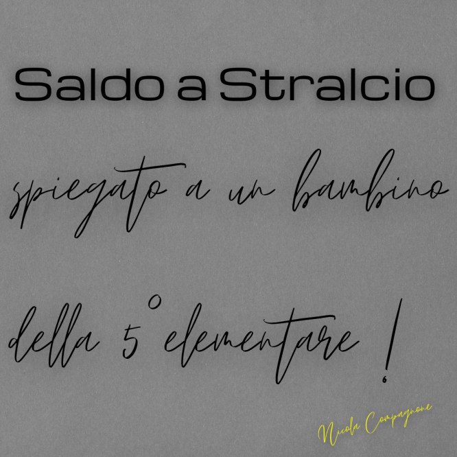 Saldo a stralcio