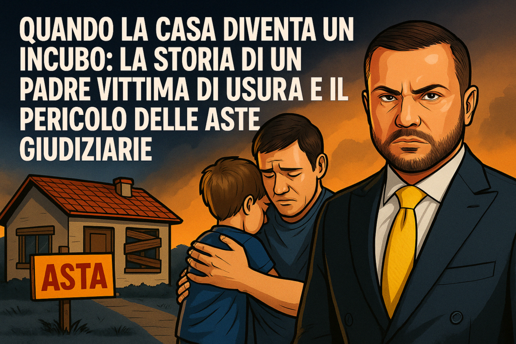 Quando la casa diventa un incubo: la storia di un padre vittima di usura e il pericolo delle aste giudiziarie